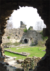ch&acirc;teau haut vu de la tour du Belv&eacute;d&egrave;re